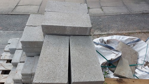 Concrete brezze blocks - concrete,